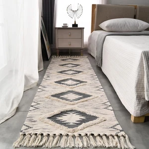 Boho Runner Rug 2'X6', Hallway Runner Rug Washable Farmhouse Rug Floor Carpet Ru - Picture 1 of 12