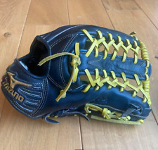 Mizuno pro 13inch Outfield Right Navy Yellow Special Order Glove Japan