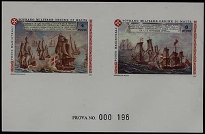 1989 - S.M.O.M. -Antiche Battaglie della Marina - PROVA - MNH - Picture 1 of 1