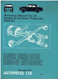 ROVER P5 3-LITRE Mk1 Mk1A Mk2 Mk3 SALOON COUPE (1958-67) OWNERS WORKSHOP MANUAL - Picture 1 of 1