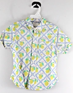 Mini Boden Kids' Cotton Linen Short Sleeve Button Up Shirt 3-4 Years Multi NWT - Picture 1 of 10