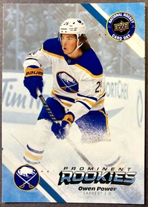2022-23 UD NHCD Prominent Rookies #NHCD-3 Owen Power Buffalo Sabres - Picture 1 of 1