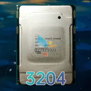Intel Xeon Bronze 3204 SRFBP 1.9GHz 6-Cores 6-Threads 8.25MB 85W LGA3647 CPU - Picture 1 of 3