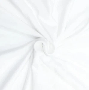 Premium Single Jersey gekämmter Baumwollstoff - optisch weiß - weich & langlebig - Bild 1 von 2