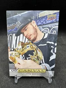Dustin Brown 2019 Upper Deck UD Canvas Los Angeles Kings #C69 - Picture 1 of 10