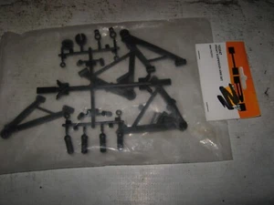 RC HPI Mini Trophy Front Arm Set Plastic Black 103047 - Picture 1 of 2