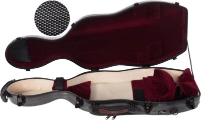 Fiberglass viola case UltraLight 38-43 M-case Black Point - Burgundy - Image 1 of 4