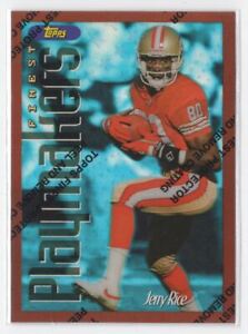 1996 TOPPS FINEST PLAYMAKERS REFRACRTORS JERRY RICE