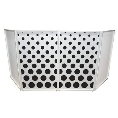 ProX XF-SDOTSX2 Polka Dots Facade Enhancement Scrims - Black Dots on White - Image 1 of 2
