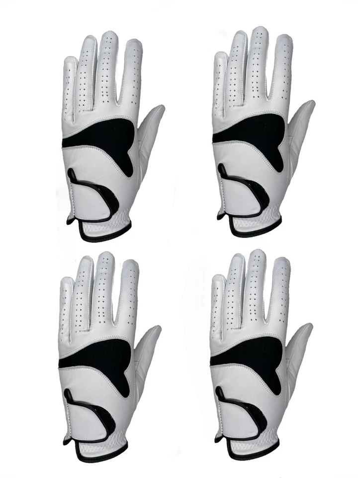 EAGLE EYE ***New*** (4) Mens Cadet All Cabretta Leather Golf Gloves (Left Hand)