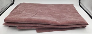 Threshold Rectangular Tablecloth (59" x 84") Poly/Cotton Blend Chambray Burgundy - Picture 1 of 3