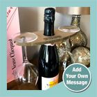 Personalised Wooden Wine Glass & Bottle Holder Wedding Birthday Gift (BOTB)(PK1)