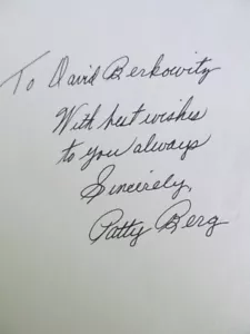 GOLF BY PATTY BERG 1ST W/VERY TORN DC, INSCRIBED BY BERG - Foto 1 di 4