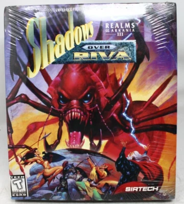 SEALED Sirtech Realms of Arkania 3 III Shadows Over Riva MS-DOS Big Box PC NEW - Image 1 of 4