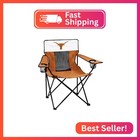 Logo Brands NCAA Texas Longhorns Elite Portable Chair - Premium Outdoor Chair wi