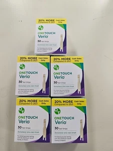 OneTouch Verio 150ct Diabetic Test Strips 3/2026-12/2026 - Picture 1 of 3