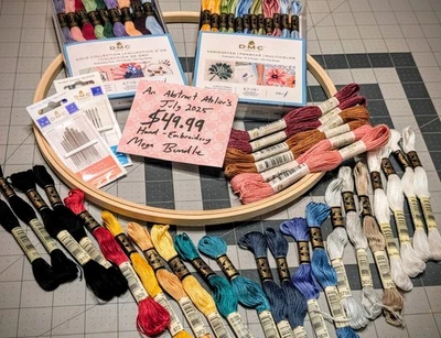 July 2025 $49.99 HAND EMBROIDERY Mega Bundle by An Abstract Atelier - DMC !WOW! - Image 1 of 4