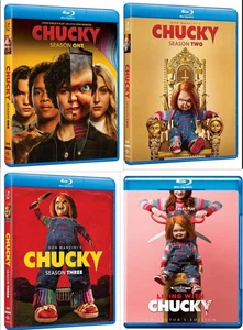 🔪 Chucky Seasons 1–3 + Living With Chucky [Blu-ray 4-Pack] | NEW & SEALED - Imagen 1 de 8