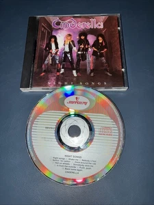 CINDERELLA Night Songs CD-1986 Polygram Atomic disc  830 076-2 M-1 Glam Metal-EX - Picture 1 of 3
