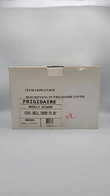 BBQ GRILL 38" FRIGIDAIRE COVER FRIGIDAIRE MODEL #GC38DB VINYL GRILL COVER  38" - Image 1 of 4