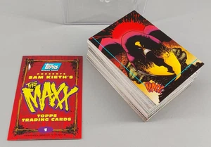 Sam Keith's The Maxx Trading Cards Complete Base Set 1-90 Topps Image 1993 - Picture 1 of 12