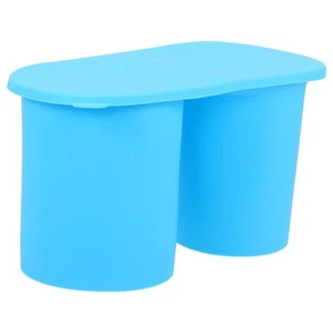  Silikon-Eiswürfelbereiter, Eiswürfelform mit Deckel, leicht zu lösende - Bild 1 von 17