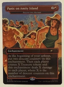 Panic on Amity Island (Descent into Avernus) Rainbow Foil - JAWS Secret Lair MTG - Picture 1 of 2