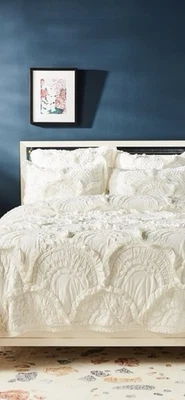 Colcha Anthropologie Queen Rivulets NOVA - Imagem 1 de 4