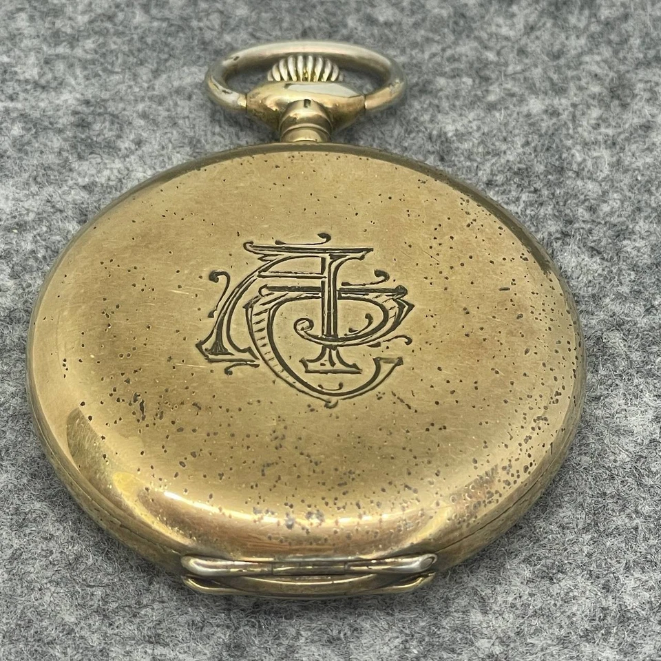RELOJ BOLSILLO SUIZO ANTIGUO 0.900 PLATA ULYSSE NARDIN CAJA CAZADOR CA 1900 Foto 1 de 4