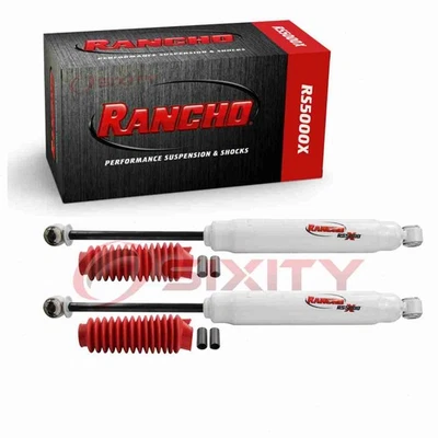 2 pc Rancho RS5000X Rear Shock Absorbers for 1987-1997 Ford F-350 Spring fe - Image 1 of 4