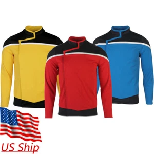 Lower Decks Freeman Boimler Red Uniform Ensign Rutherford Yellow Blue Top Shirts - Picture 1 of 12