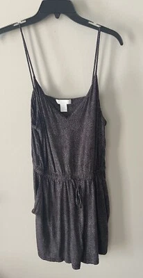 H&M Talla S Negro Blanco Lunares Mameluco Pantalones Cortos Camiseta sin Mangas Foto 1 de 4