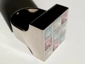 SWATCH: RING "PRISMATIC BLUE SILICONE" *TOP-RARITÄT!* Größe 7 - Bild 1 von 3
