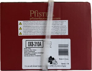 Pfister 0X8-310A Body Only Ceramic Disc Valve (New in Box/Unused) - Picture 1 of 5