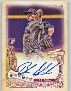 2017 Topps Gypsy Queen RC Auto GQA-BSH Braden Shipley Diamondbacks - Foto 1 di 1