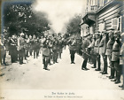 Bulgarie, Sofia, Arme Allemande, le Kaiser passant les troupes en revue  Vintag