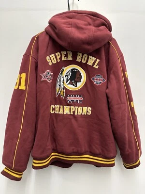 NFL Washington Redskins Super Bowl 3 Time Champions Mujer 2XL Chaqueta Acolchada Foto 1 de 4