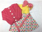 KIT DOLL SET NEW American Girl*Photographer Dress Outfit *Cardigan*Hair bow