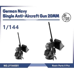 Yao's Studio 1/144 Modelo Actualización Piezas Armada Alemana Pistola Antiaérea Única 20MM - Imagen 1 de 2