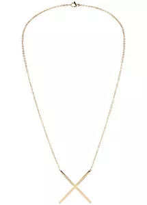 Collar mujer Hailys con colgante de letras "X" oro N20120610 - Imagen 1 de 2