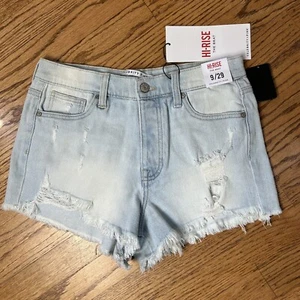 Celebrity Pink | The Brat High Rise Distressed Cut Off Denim Short NWT Size 29  - Picture 1 of 12