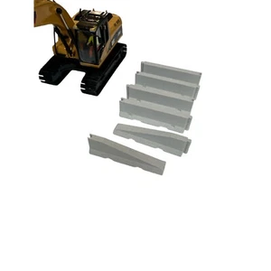 Set of 6 - Traffic Barriers 1/50 scale - Picture 1 of 7