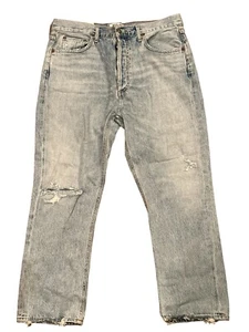 AGOLDE NWT Denim Riley High Rise Straight Leg Crop Jeans 31 - Picture 1 of 6