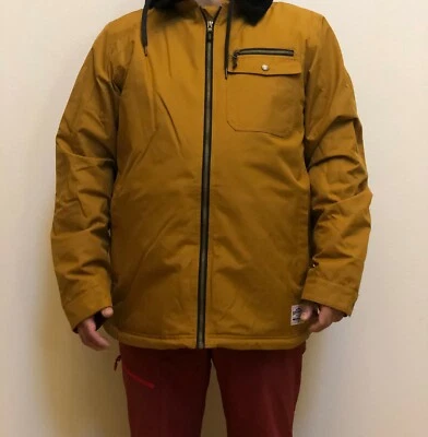 Chaqueta de snowboard aislada para garaje 686 (L) marrón dorado L9W127-GLDB Foto 1 de 3