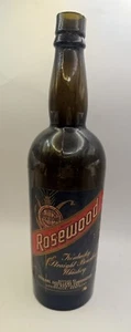 Antique ROSEWOOD Bourbon Whiskey Bottle Louisville, Kentucky - Picture 1 of 9