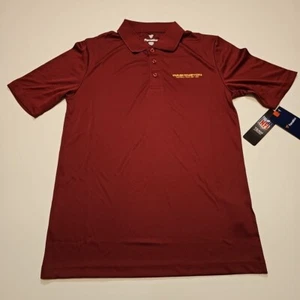 NWT Washington Football Team Commanders Maroon Polo Golf Shirt Small New W/Tags - Picture 1 of 8