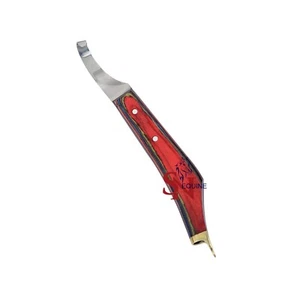 Cuchillo de pezuña con tapa de latón para herradura - zurdos - Imagen 1 de 1