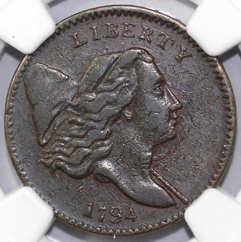 1794 1/2c C-2 Liberty Cap Half Cent NGC XF 40 Cover