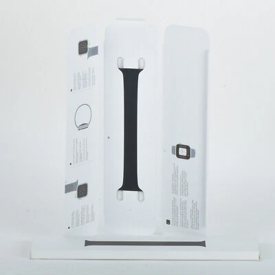 Apple iWatch 42mm 44mm 45mm 5 6 7 8 9 SE Silicona Solo Lazo Banda - Negro Talla 9 Foto 1 de 4