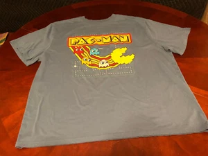Pac-Man Gaming T-Shirt Mad Engine Men's Size 3XLT Casual Soft Licensed Blue - Picture 1 of 16